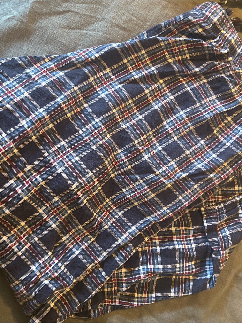 Mixed Plaid Flannel Lounge Pants - Assorted Colors size XL - Picture 4 of 11